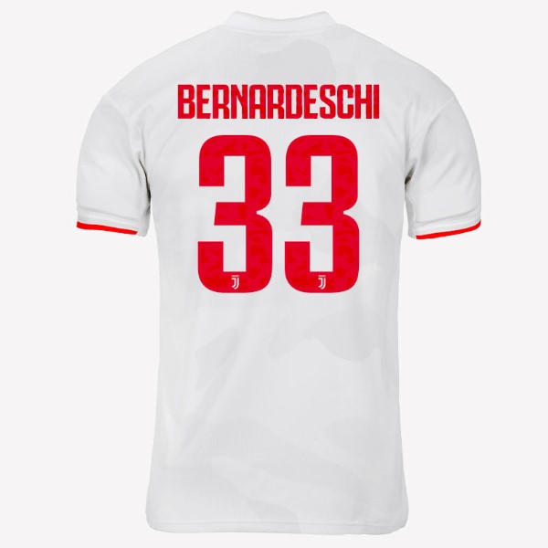 Camiseta Juventus NO.33 Bernaroeschi 2ª Kit 2019 2020 Gris Blanco